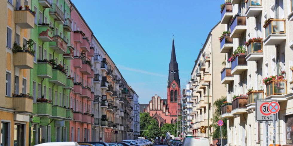 Straße in Berlin-Friedrichshain
