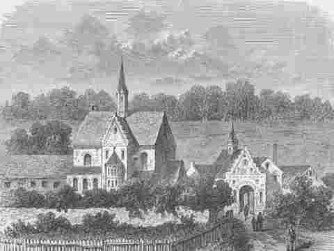Kloster Lehnin um 1500 (Foto: Wikipedia)