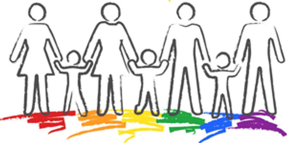 Zeichnung Regenbogenfamilie