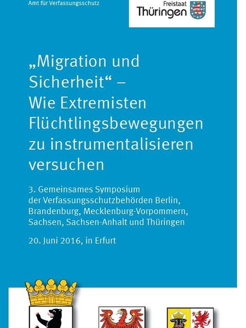 Bild Cover Symposium Migration und Sicherheit 20.6.2016