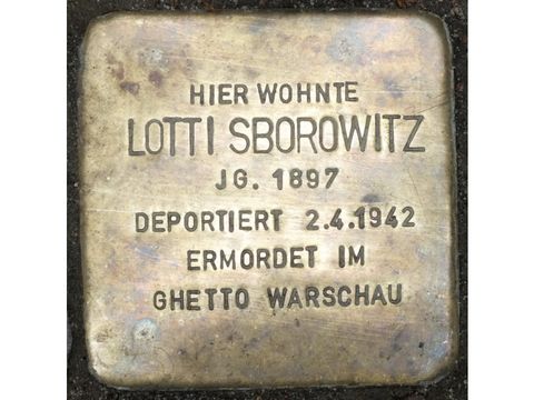 Stolperstein Lotti Sborowitz