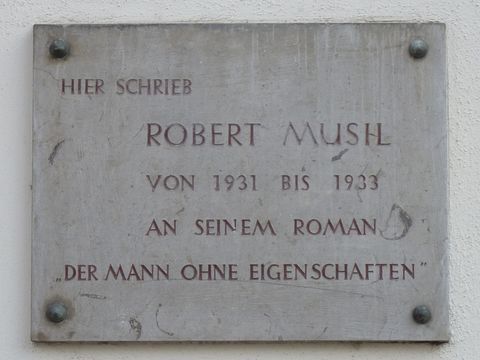 Gedenktafel für Robert Musil, 9.3.2011, Foto: KHMM
