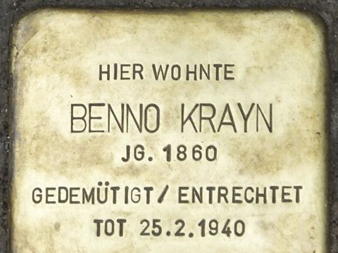 Stolperstein Benno Krayn