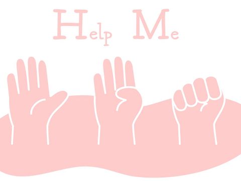 signal for help Handzeichen