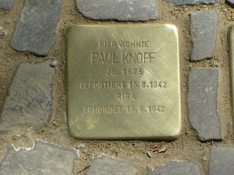 Stolperstein Paul Knopf