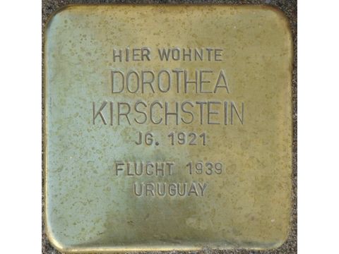 Bildvergrößerung: Stolperstein für Dorothea Kirschstein
