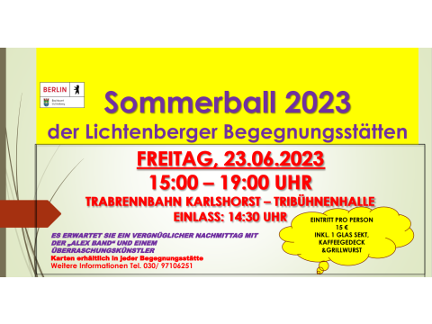 Sommerball 23.06.2023 Plakat