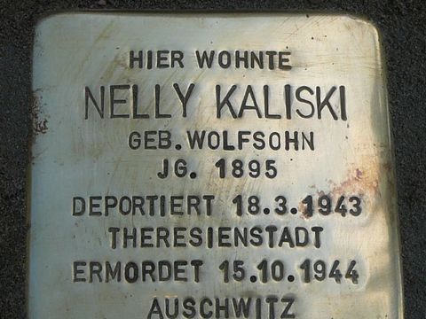 Stolperstein für Nelly Kaliski