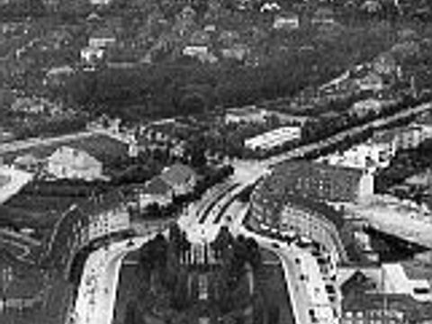 Breitenbachplatz, Luftaufnahme um 1935, Foto: Landesarchiv Berlin