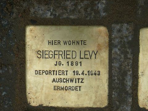 Stolperstein für Siegfried Levy