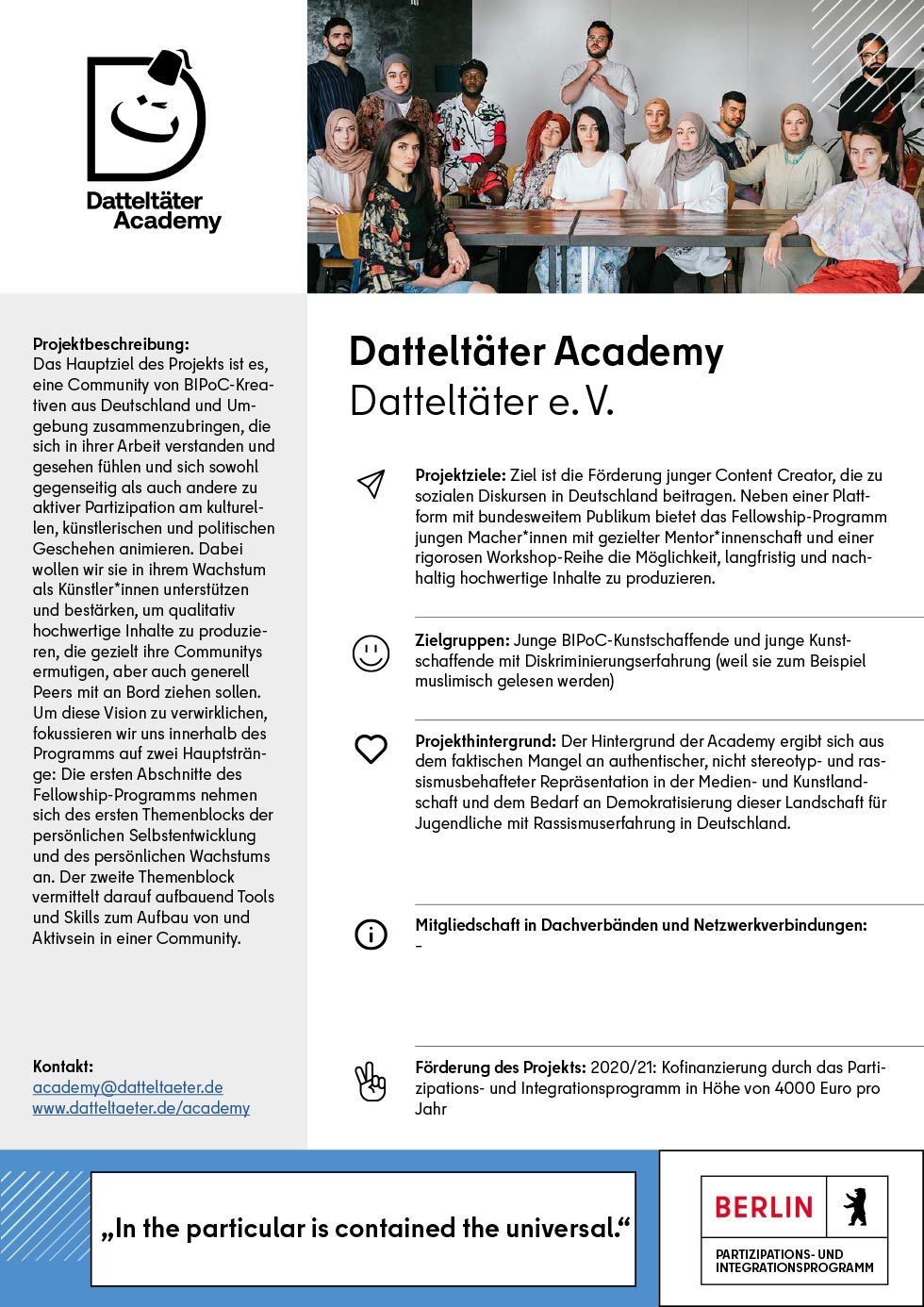 Datteltaeter-Academy