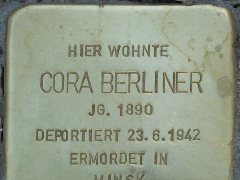 Stolperstein Cora Berliner