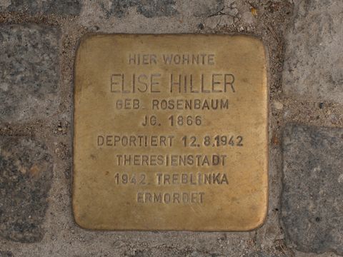 Stolperstein Elise Hiller