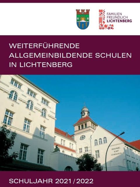 Schulbroschüre 2021 Lichtenberg