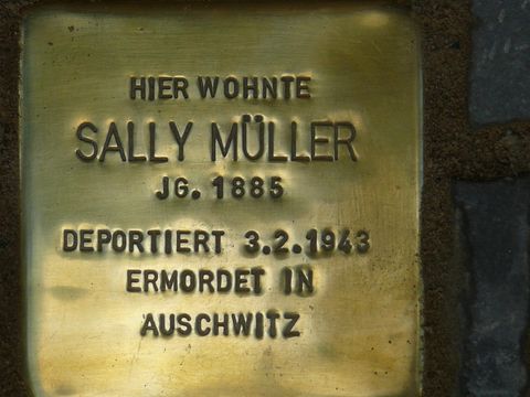 Stolperstein für Sally Müller
