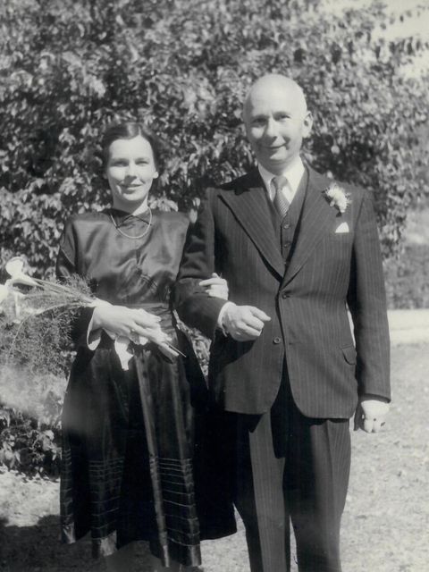 1949 Hochzeit Erika Draeger und Dr. Hans Türk in Pakistan