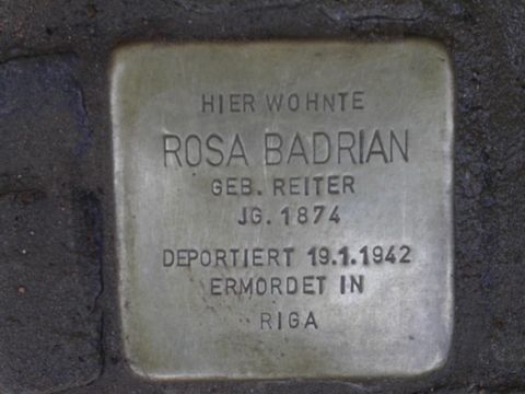Stolperstein Rosa Badrian