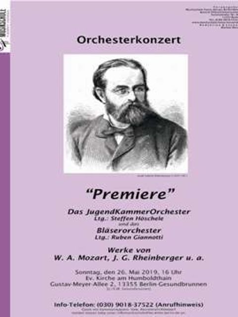 Plakat Jugend-Kammerorchester 2019