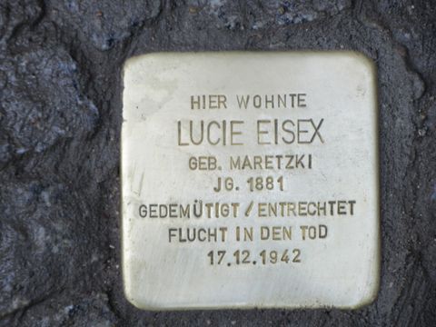 Stolperstein Lucie Eisex