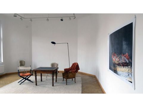 Raum in der Galerie Pankow - Projekt Valérie Favre