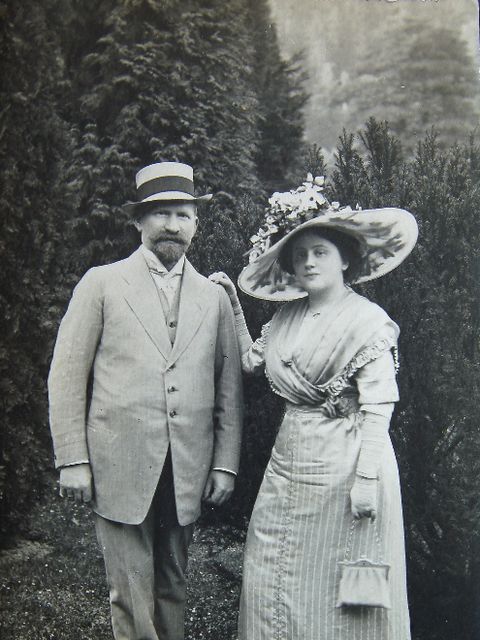 Bildvergrößerung: Leopold Hamburger und Bronislawa Hamburger geb. Meyer - Anfang 1900