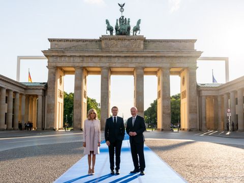 Staatsbesuch Emmanuel Macron am 26.5.2024 in Berlin
