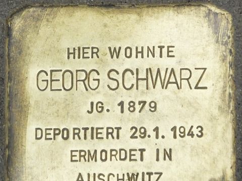 Stolperstein Georg Schwarz