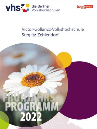 Titelbild Frühjahrsprogramm 2022 der VHS Steglitz-Zehlendorf