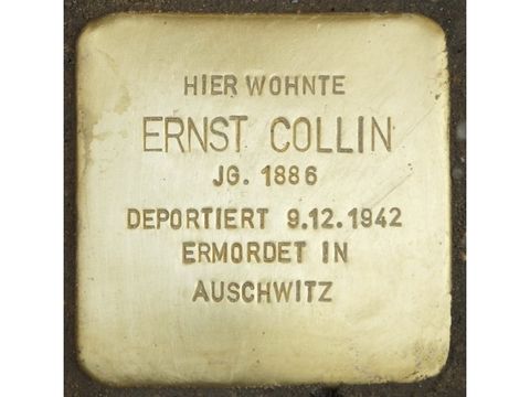 Stolperstein Ernst Collin