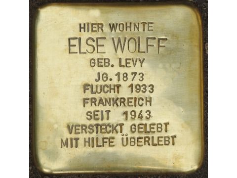 Stolpersteine Else Wolff
