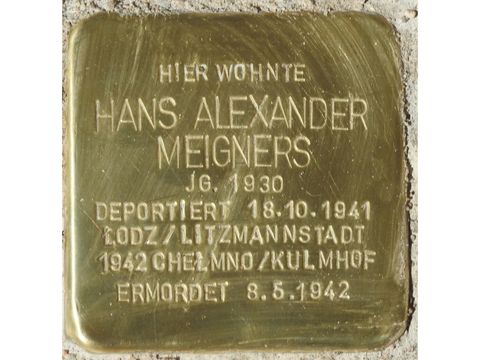 Stolperstein Hans Alexander Meigners