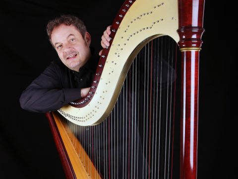 Harfenist Thomas Siener