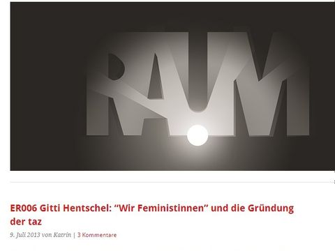 Screenshot - Gitti Hentschel: "Wir Feministinnen" und die Gründung der taz