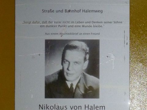 Gedenktafel für Nikolaus von Halem, 15.2.2012, Foto: KHMM
