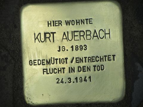 Stolperstein Kurt Auerbach