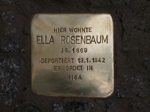 Stolperstein Ella Rosenbaum