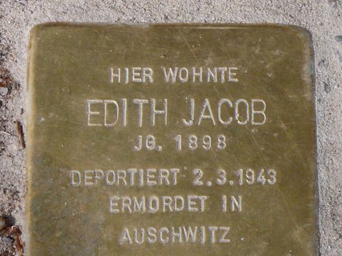 Stolperstein für Edith Jacob