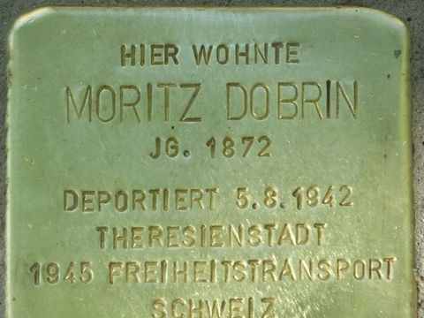 Stolperstein Moritz Dobrin