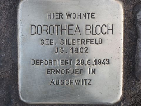 Stolperstein Dorothea Bloch