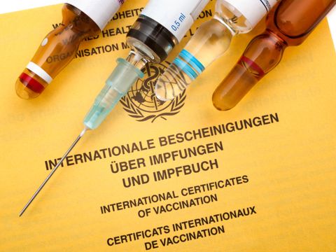Impfpass - Internationale Bescheinigung über Impfungen