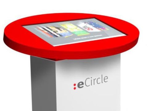 Gerät e-circle rondo für die Bibliothek