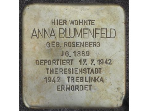 Stolperstein Anna Blumenfeld