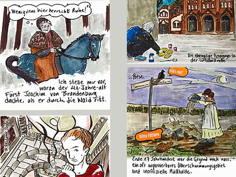 Der Kiez Tiergarten-Süd: eine Comic-Entdeckung