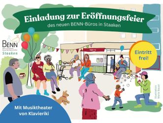 Einladung Büroeröffnung BENN Staaken