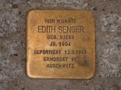 Stolperstein Edith Senger