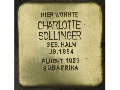 Stolperstein Charlotte Sollinger