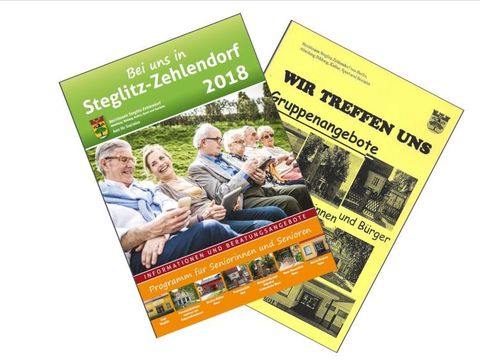 Bildvergrößerung: Zwei Broschüren vom Sozialamt Steglitz-Zehlendorf