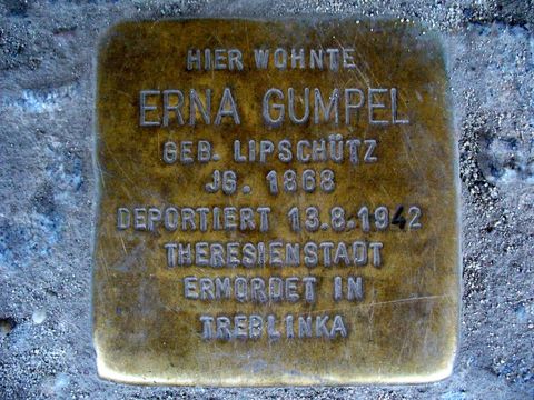 Stolperstein für Erna Gumpel