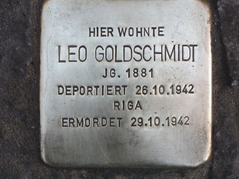 Stolperstein Leo Goldschmidt