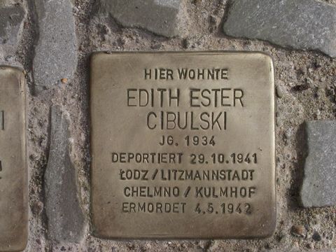 Stolperstein Edith Ester Cibulski